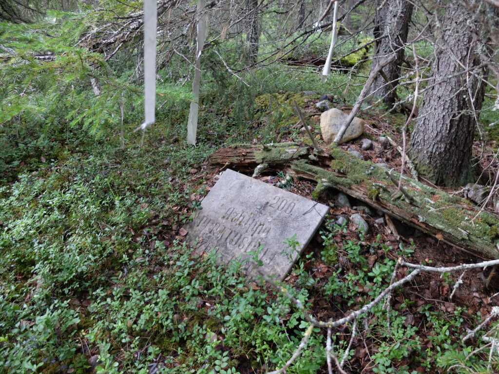 Arhippa Perttusen hautakivi